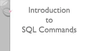 Oracle SQL - Introduction to Oracle SQL