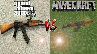 AK47 | GTA V vs. Minecraft