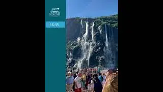 Warto wcześnie wstać, gdy dopływasz do Geiranger (Fiordy Norweskie)