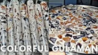 HOW TO MAKE COLORFUL GULAMAN
