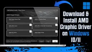 How To Download & Install AMD Graphic Driver on Windows 10/11 | 2024