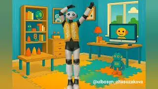 Робот сергіту сәті #сергітусәті #сергитусати #физминутка #робот