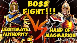 Hand of Magmarion Level 6 vs NEW Legitimate Authority LEVEL 6 BOSS!!! | Shadow Fight 3