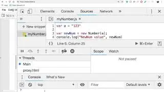 Numbers - Number Function and Number constructor Coding