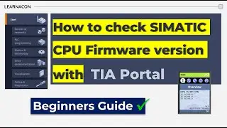 How to Check Simatic S7-1200/1500 PLC Firmware Version in TIA Portal