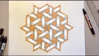 Geometric Drawing with Adam Williamson: 6 Fold Weave