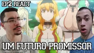 UM FUTURO PROMISSOR - Isekai Meikyuu de Harem wo Episódio 2 REACT