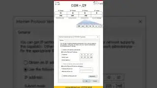 CIDR value 29 to subnetmask conversion