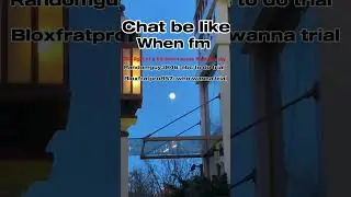 Chat be like when fm: 