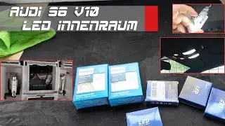 Audi auf LED Innenraumleuchten umrüsten #s6 #v10 #diy #audi #a6c6 #a6