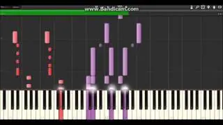 Fallen by EGOIST - Synthesia Tutorial (PIANO FULL)