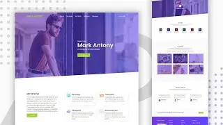 Build a Complete Personal Portfolio Website Using HTML And CSS | Responsive Portfolio