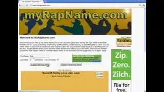 how to get a rap name