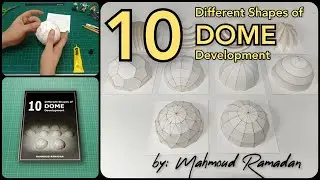 10 different shapes of DOME development. Using Paper.
