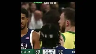 2nd tune up game USA vs AUSTRALIA. Lead by LEBRON, DAVIS EDWARDS AND CURRY. #olympics