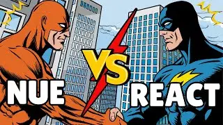 Nue vs React: The Framework That Makes JavaScript Look Bloated