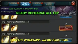 READY ALL TAP RECHARGE!! LEGACY OF DISCORD