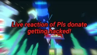 Live reaction of server reset in Pls Donate! (Hacked)