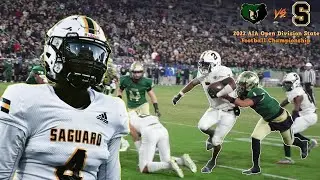 The 2022 Arizona Open Division State Football Championship was Wild! (Basha vs Saguaro 2022)