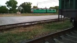 ВЛ80т-1848 с грузовым поездом