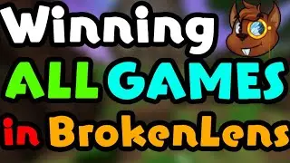 Winning All Games in BrokenLens! - Marteh Edition (Minecraft Bedrock)