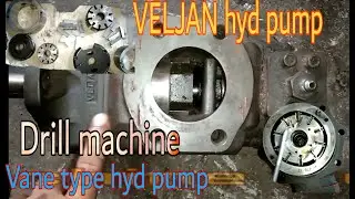 VELJAN  hydraulic pump overhauling due to flow rate was reduced
