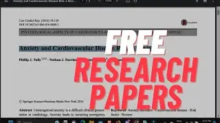 Access & Download Research Papers for FREE