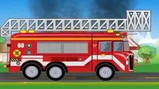 Машинки детям Мультик про пожарную  машину