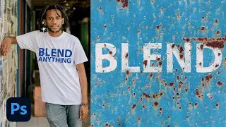 Blend Text or Object on Any Surface in Photoshop - Realistic Blend