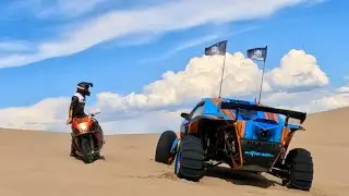 Sand Showdown: 200-HP Suzuki Hayabusa vs. Buckshot X2