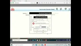 Latest Operator sync failed due to server error OTP entered.solution video.version 129-5