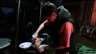 Тыква на углях.