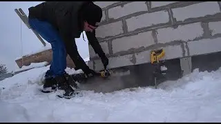 Horizontal and oblique cracks on load-bearing walls - inspection of a house made of aerated concrete