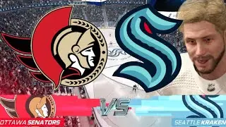 NHL'22 Seattle Kraken Девяткин #17 - Ottawa Senators