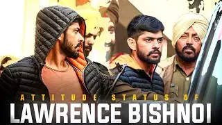 LAWRENCE BISHNOI ATTITUDE VIDEO 🔥 Khalistani vs Lawrence Bishnoi Attitude Video 🔥😈 #shorts