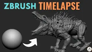 ZBRUSH Creature Sculpting II Timelapse II