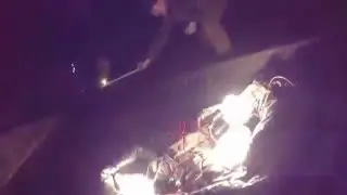 Дуга с контактного рельса