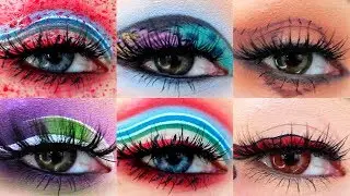 5 EASY Last Minute Halloween Eye Makeup Looks 2019 | Inspired by TOP Halloween Movies!