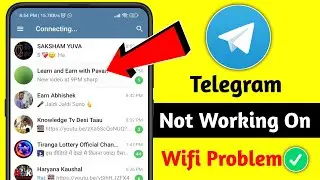 Telegram Not Working On Wifi But Working On Mobile Data | Telegram connecting problem solved 2014