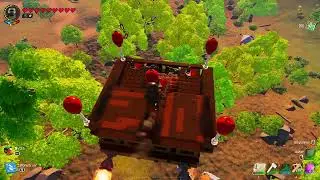 Probando mi primer planeador - Fortnite Lego