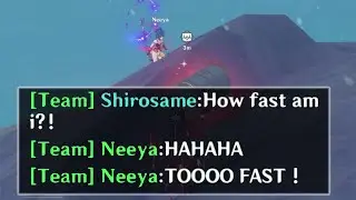 I used Rosaria Just to be Faster than other players in Genshin Impact Co-op
