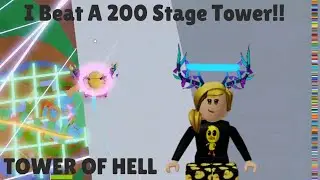 I BEAT a 200 Stage Tower on Controller No Shift lock // TOWER OF HELL