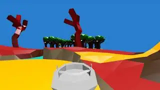 Low Poly Island Rendered