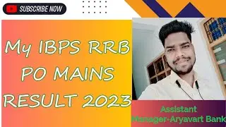 My IBPS RRB Po Mains Result 2023 😔
