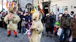 Ptujski kurenti v Ljubljanji