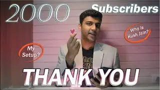 2000 Subscribers Goal Completed ✨ | THANK YOU EVERYONE TO JOIN THIS JOURNEY – SHORT MESSAGE [HINDI]