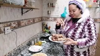 روتيني اليومي بلا زواق بلا نفاق اجيو نوجدو مع بعضياتنا كرعين بالحمص (هركمة)