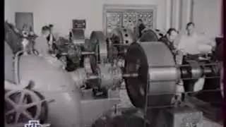 Пуск колхозной ГЭС, 1953