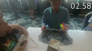 11.60 Rubik's Cube one-handed average of 5