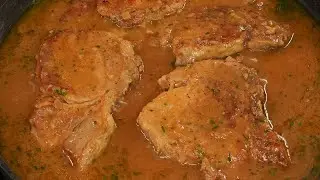 Pork in mustard sauce: a taste that will make your nose go up!
